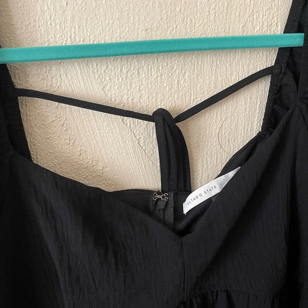 Altar'd State Black Strappy Dress - Picture 4 of 10